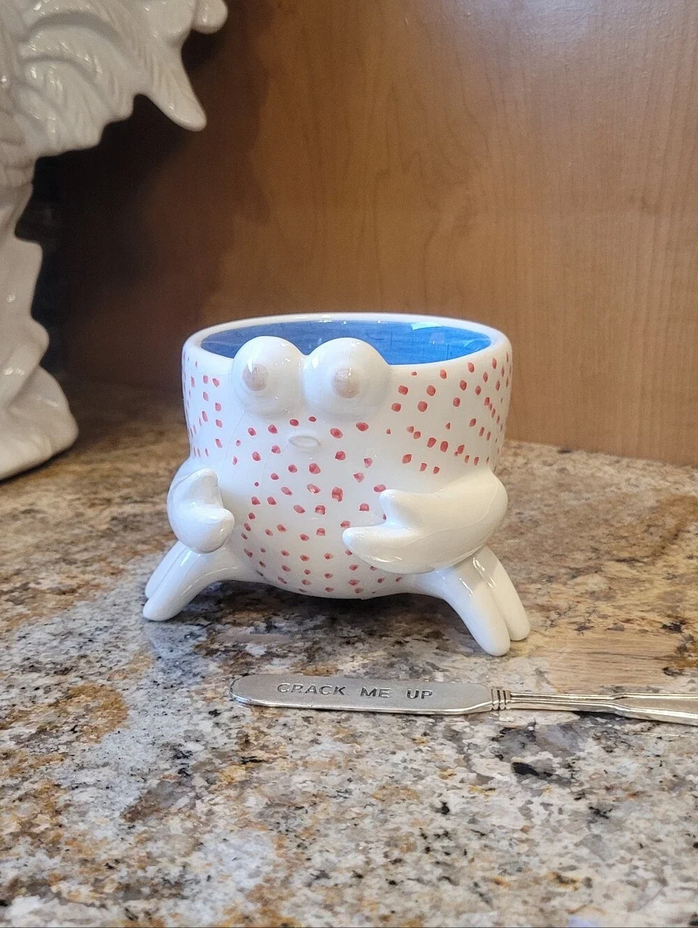 Mud Pie small crab serving bowl w/ spreader